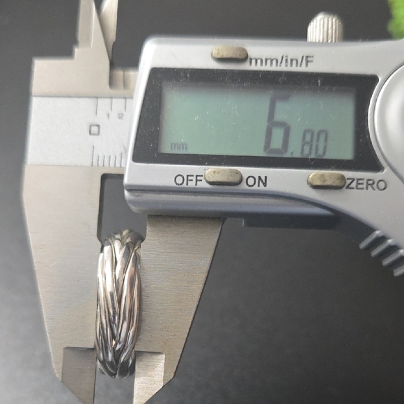 Sterling Silver 925 Cable Twisted Band Ring - Picture 8 of 8